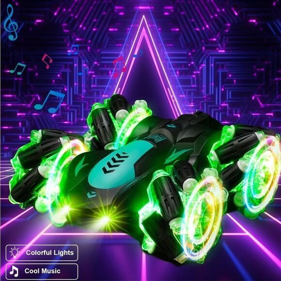 Hot Bee Spider Remote Control Stunt Car for Kids 5-12, 360  Sensing RC Stunt Car w/ Light Hand Controlled Remote Control Car Toy Boys Girls